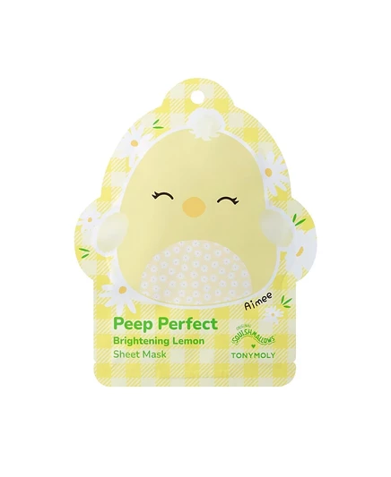 TONYMOLY Aimee Peep Perfect Осветляющая лимонная маска, 0,71 унции, без цвета