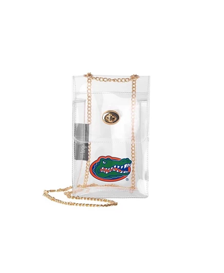 Сумка через плечо Logo Brands Clear Essential Florida Gators, белая