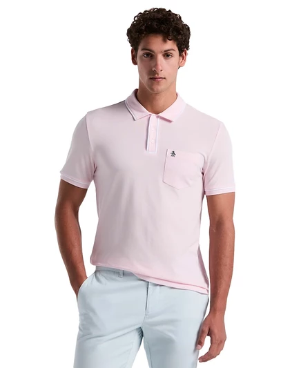 Мужское поло Original Penguin Earl Pique, розовое
