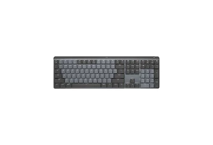 Механическая беспроводная клавиатура Logitech MX с подсветкой серого цвета