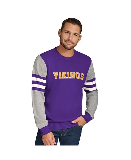 Мужской свитшот Tommy Hilfiger Vikings, пурпурно-серый
