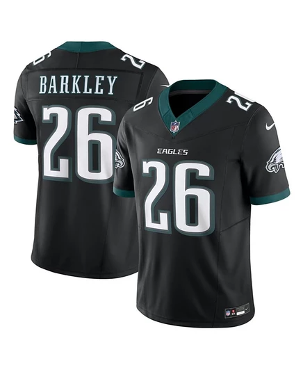 Мужская джерси Nike Vapor F.U.S.E. Saquon Barkley Philadelphia Eagles, черная