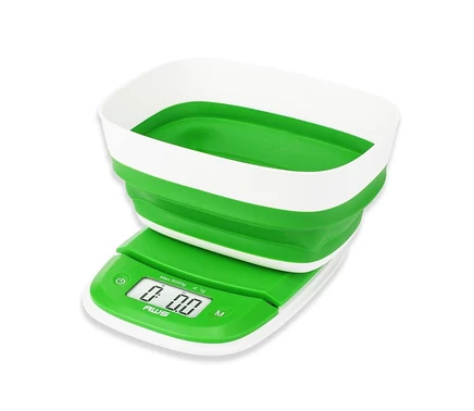 Кухонные весы American Weigh Extend-5K 5 кг, складная чаша, зеленые