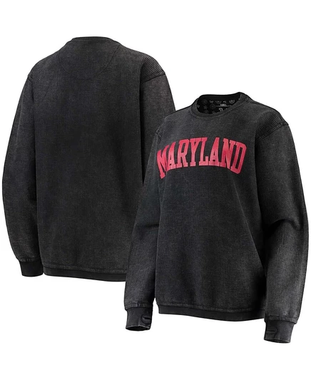 Женский свитшот Pressbox Maryland Terrapins, черный