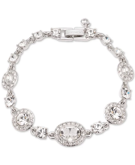 Браслет Givenchy Crystal Flex Серебристый