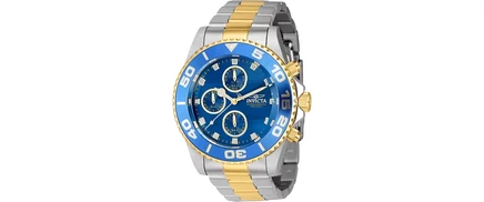 Мужские часы Invicta Pro Diver 43408 кварцевый хронограф, синие