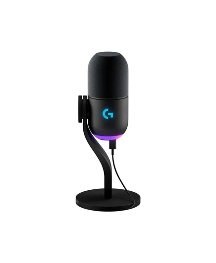 Игровой микрофон Logitech Yeti GX RGB с поддержкой технологии LIGHTSYNC (черный) черный