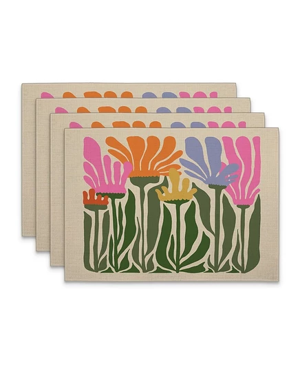 Сервировочные коврики CounterArt Matisse, 4 шт, разноцветные
