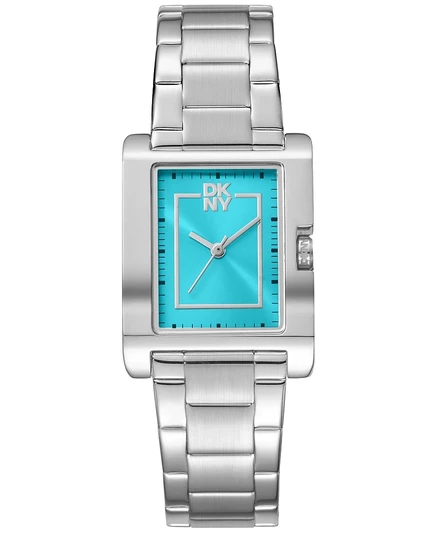 Женские часы-браслет Westside Midi из нержавеющей стали DKNY, серебристый, 34 мм