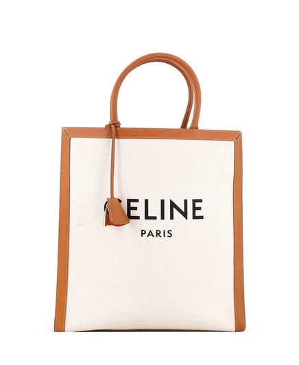 Женская сумка Pre-Owned Celine Large Vertical Cabas тоут, коричневая