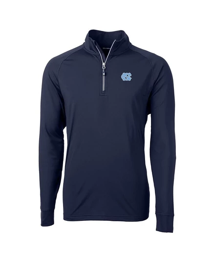 Мужская кофта Cutter & Buck Adapt Eco Knit 1/4-zip, синяя