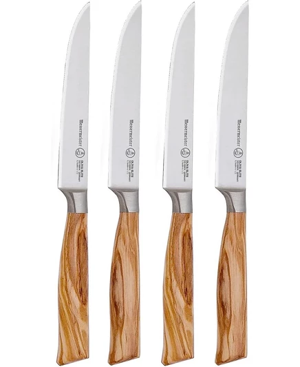 Набор ножей для стейка Messermeister Oliva Elite с тонким лезвием / 4 шт.