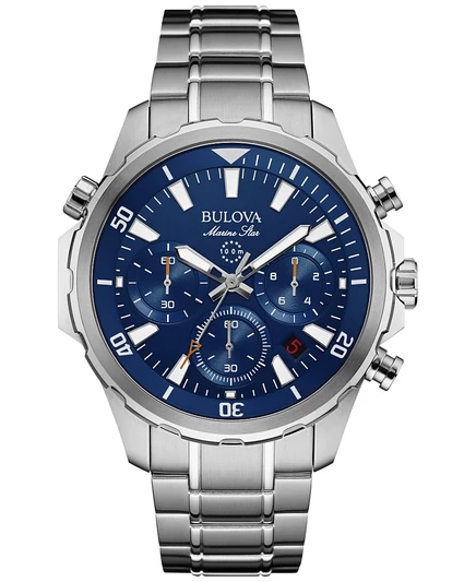 Мужские часы Bulova Marine Star хронограф 43 ″, сталь