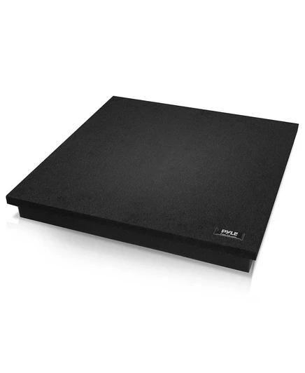 Платформа Pyle для колонок 38×38 см до 41 кг, черная