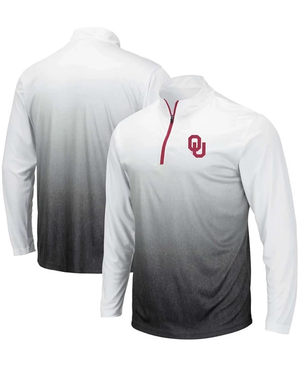 Мужская серая куртка на молнии с логотипом команды Oklahoma Sooners Magic Team gray