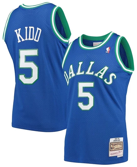 Мужская майка Mitchell & Ness Jason Kidd Mavericks, синяя