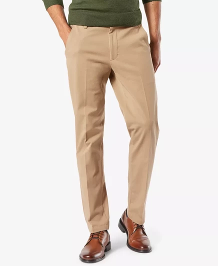  Мужские брюки-стрейч Workday Smart 360 Flex Slim Fit цвета хаки new british khaki