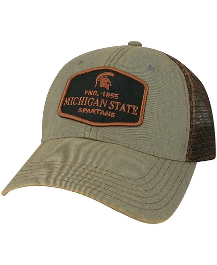 Мужская кепка Legacy Athletic Michigan State, серая