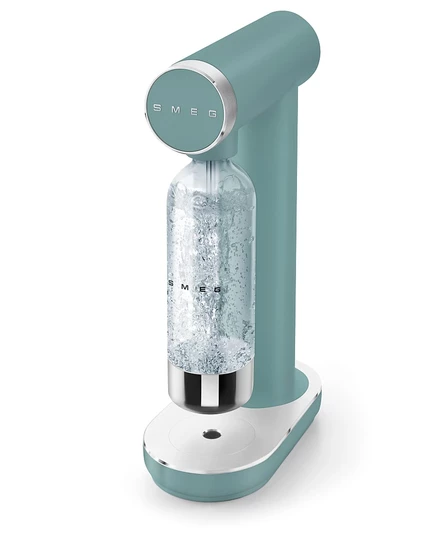 Газирователь воды Smeg с бутылкой 1 л, зеленый