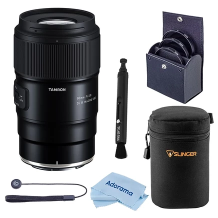 Объектив Tamron 90 мм f/2.8 Di III VXD для Sony E, макро, черный