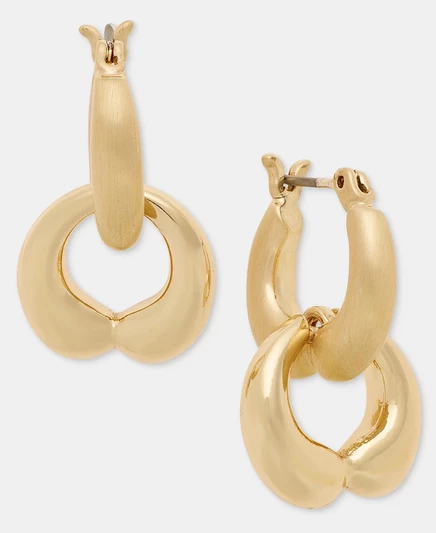 Женские серьги Anne Klein «Цепочка», золотистые