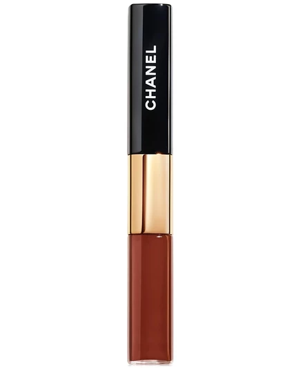 Стойкая помада-блеск Chanel Le Rouge Duo, коричневая