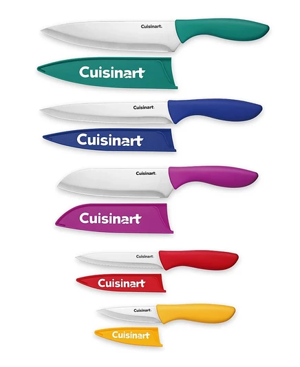 Набор ножей Cuisinart, 10 шт., стальные, разноцветные
