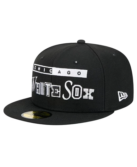 Мужская кепка New Era 59FIFTY Chicago White Sox, черная
