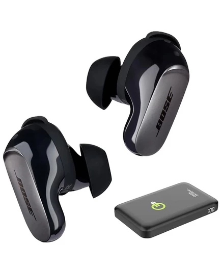 Беспроводные наушники Bose QuietComfort Ultra Bluetooth с функцией шумоподавления, пространственным звуком и шумоподавлением мирового класса - Наушники черные