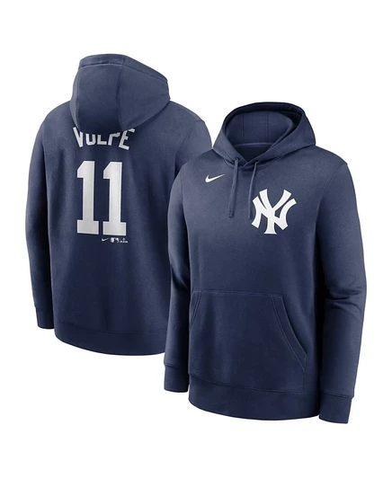 Мужское худи Nike Anthony Volpe New York Yankees, синее