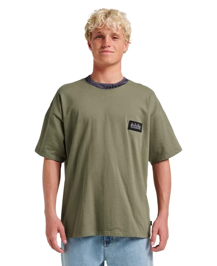 Мужская футболка Mercury Ringer с коротким рукавом dusty olive