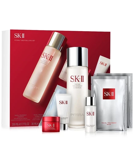 SK-II, 6 шт. Набор для ухода за кожей Pitera Bestsellers без цвета