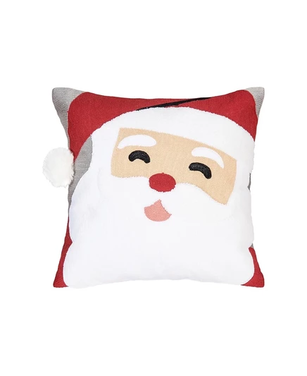 Декоративная подушка C & F Home Santa Face 36×36 см, белая