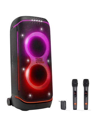 Колонка JBL PartyBox 720 с караоке и 2 микрофонами, черная