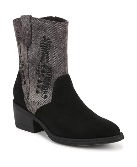  Женские ботильоны в западном стиле Rebel 2 black microsuede/denim