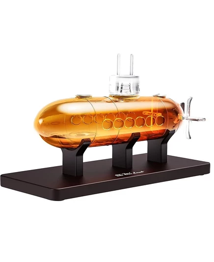 Набор графинов для виски The Wine Savant Submarine из 2 предметов белого цвета