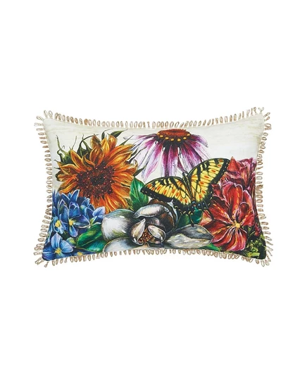 Декоративная подушка C & F Home Botanical 36×56 см, белая
