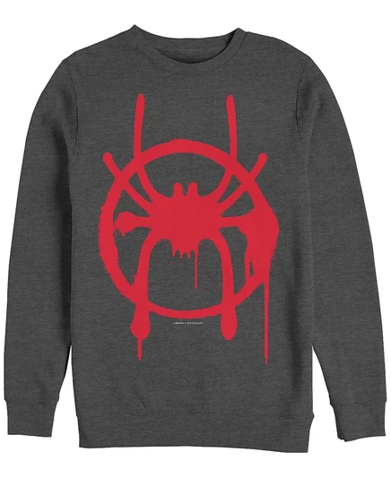 Мужское худи Fifth Sun Spider-Man Miles Morales флис, серое
