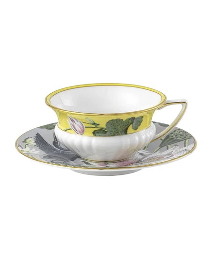 Чайная пара Wedgwood Waterlily, фарфор, многоцветная