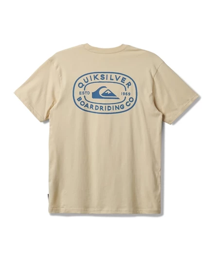 Мужская футболка quiksilver western lock, серая