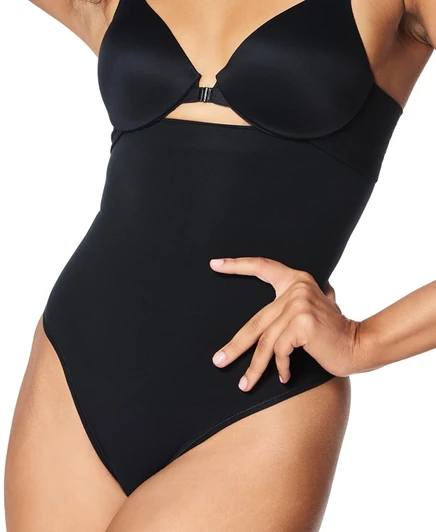 Женские корректирующие стринги SPANX, высокие, черные