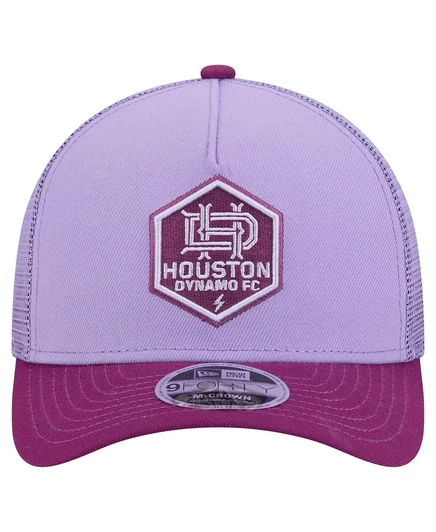 Мужская фиолетовая кепка New Era Houston Dynamo FC Color Pack 9FORTY с регулируемой А-образной рамкой purple