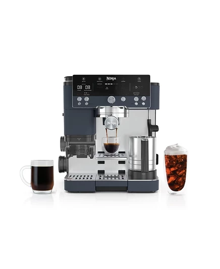Кофемашина Ninja Luxe Cafe Premier Series 3 в 1 для приготовления эспрессо, кофе и холодных напитков серого цвета