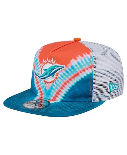 Мужская бейсболка New Era Miami Dolphins Throwback Dye, мультицвет