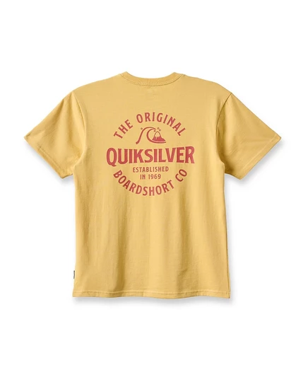 Мужская футболка Quiksilver Locked Up, желтая
