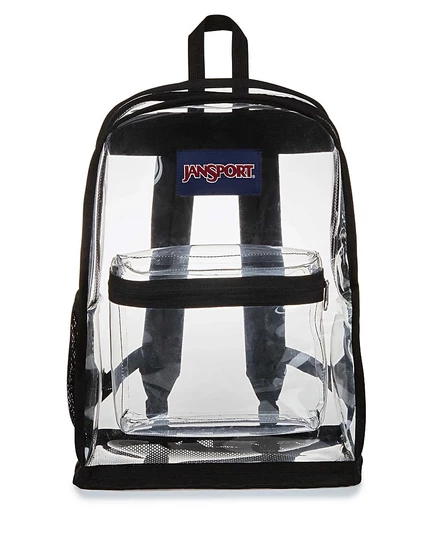 Прозрачный рюкзак JanSport белого цвета