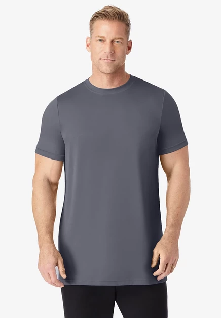 Мужская футболка KingSize No Sweat удлиненная, серая