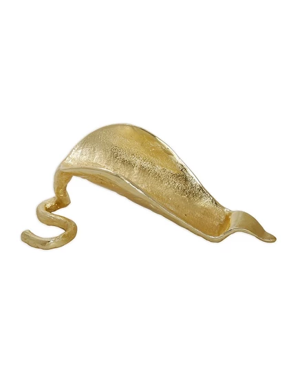 Подставка для вина Classic Touch Leaf, золотистая
