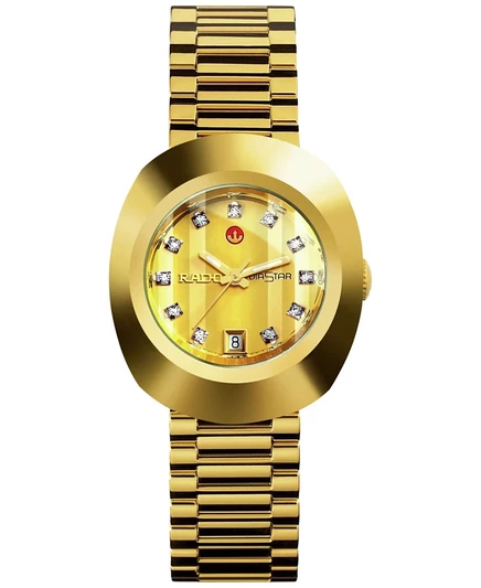 Унисекс часы Rado Original DiaStar 27 мм, золотистые