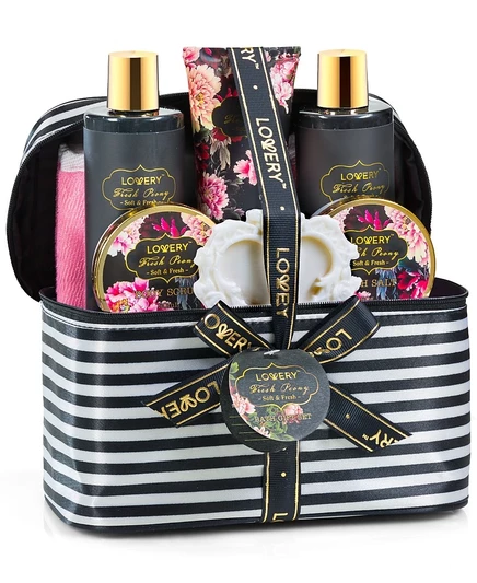 Набор для ухода за телом Lovery Peony, 9 предметов